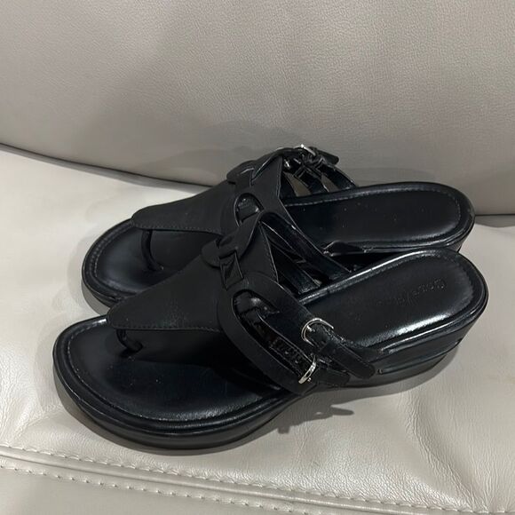 Cole Haan Nike Air Melissa Black Slide Sandals Comfortable Casual Footwear - Picture 2 of 4